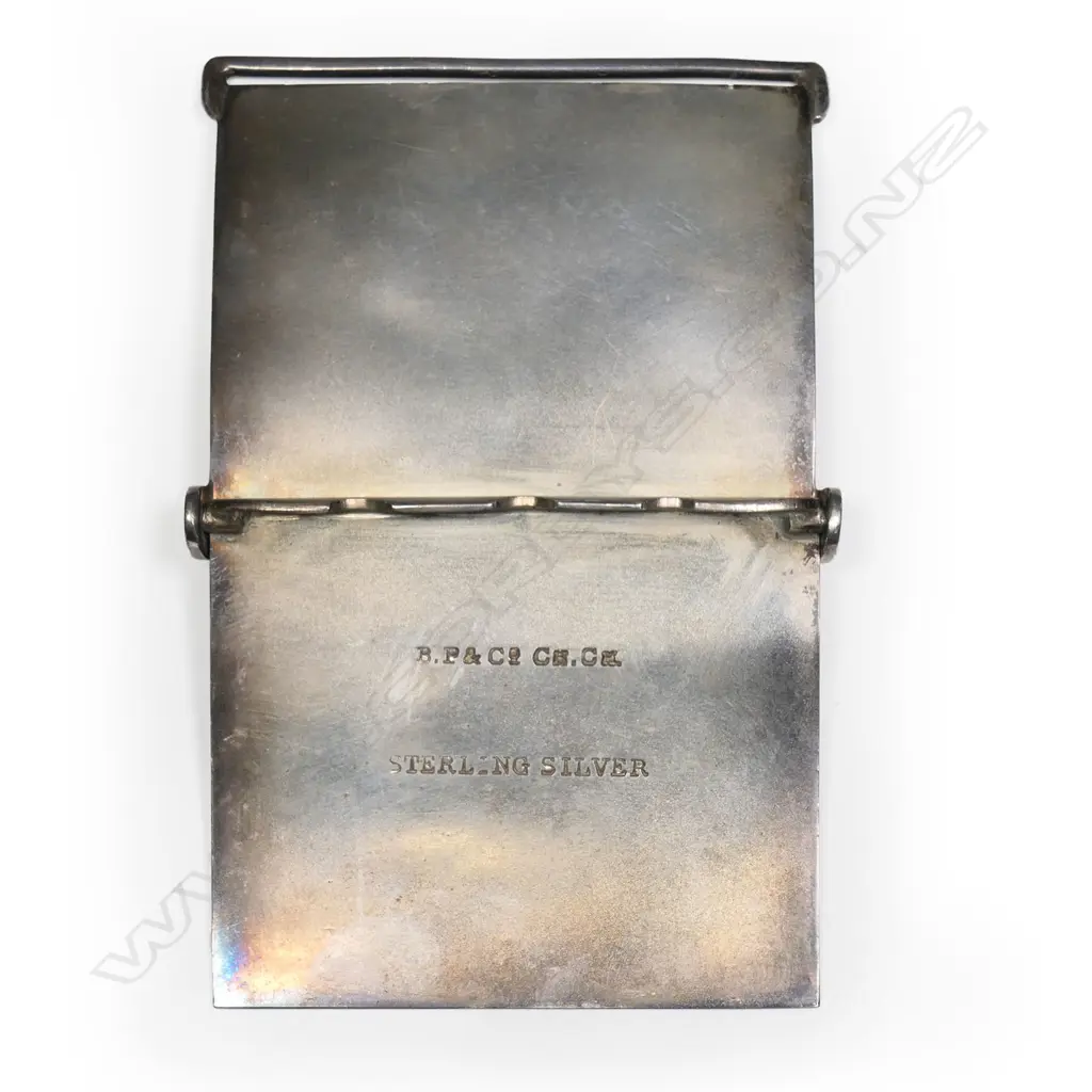B. Petersen & Co. (Christchurch) silver belt buckle, Image 1++